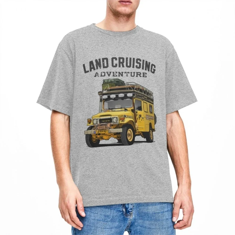 Off Road 80 Land Cruiser for Men T Shirts Landcruising Fj80 Overland Travel Apparel Tee Shirt T-Shirt 100% Cotton Gift Clothing