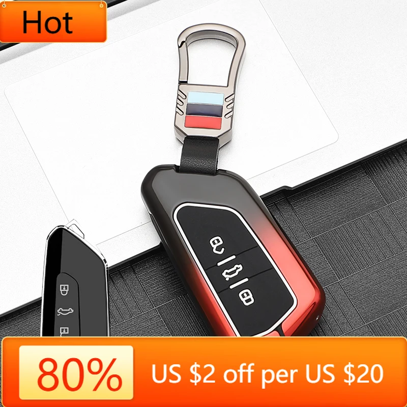 

Чехол для автомобильных ключей с внутренним молдингом для VW Volkswagen/Golf 8 MK8 ID.3 ID.4/Cupra/Skoda/Octavia A8/SEAT/Leon MK4 2020 2021/для