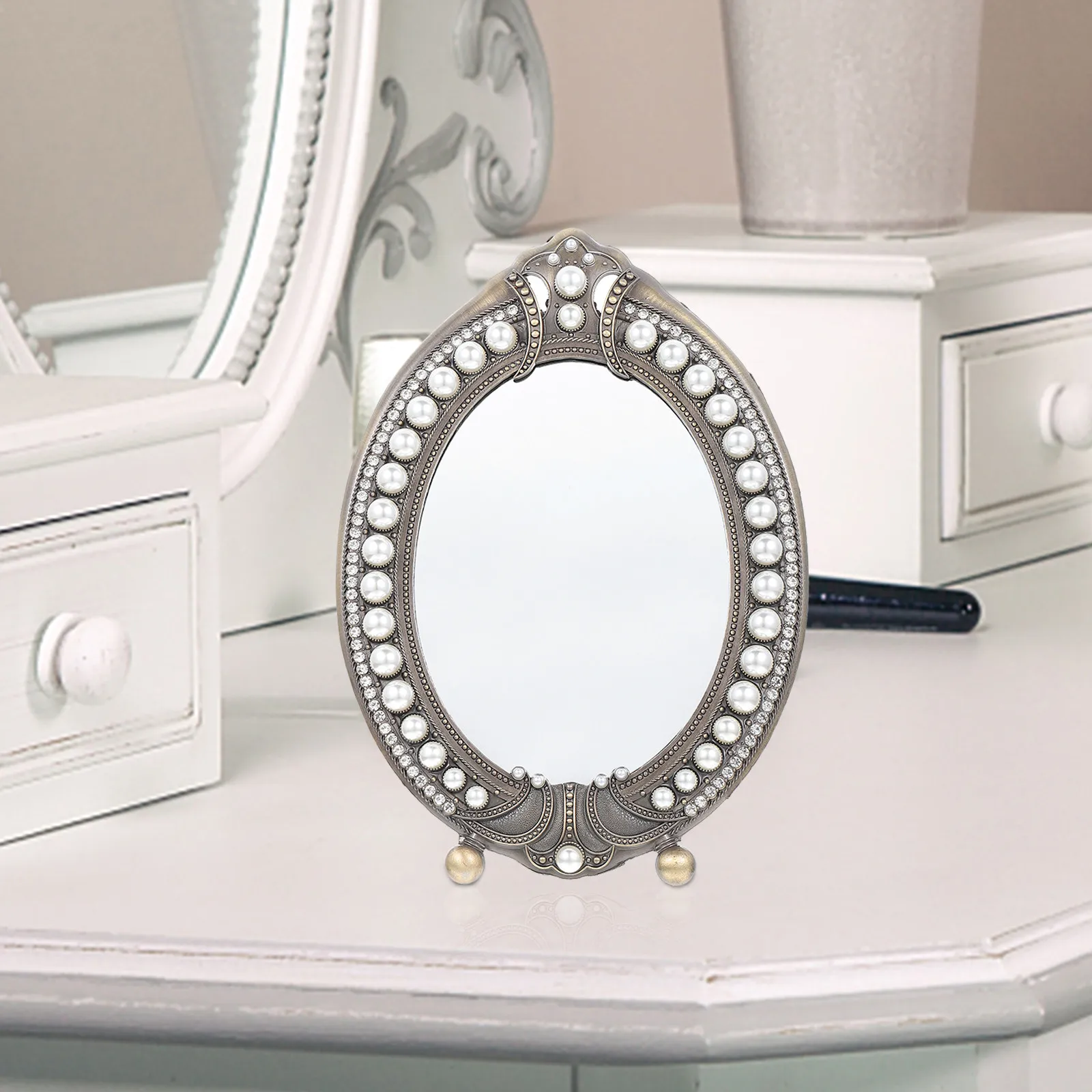 elegant-vintage-makeup-mirror-with-pearl-accents-sturdy-base-desktop-mirror-for-bedroom-hotel-use-room-decor