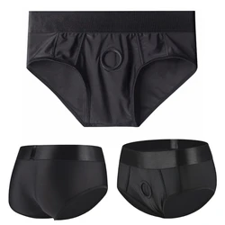 Strap on Harness Panties Underwear, Strap-on Strapless Harness Boxers Brief for Men Women, Unisex Strap On Harness Pants