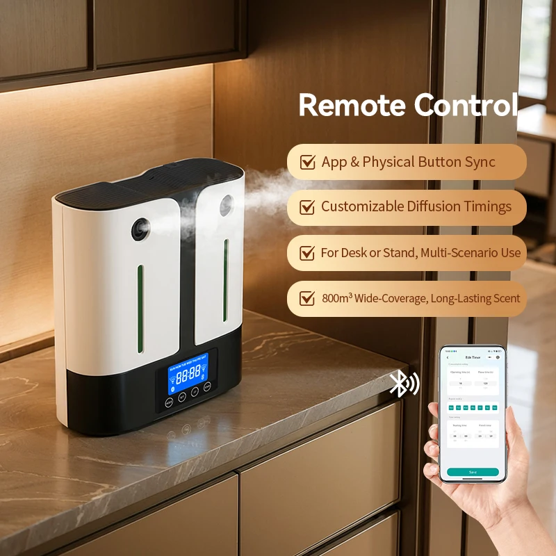 Shopping mall hotel lobby essential oil bar fragrance machine intelligent double spray diffuser commercial fragrance machine