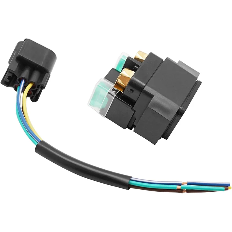 MATI Starter Solenoid Relay & Plug for Yamaha Raptor 700 700R 250 125 2006-Up Kodiak 450 2018-Up 5UG-81940-00-00 5B4-81940-00-00