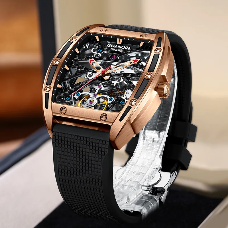 

GUANQIN Men's Watches 2023 Top Brand Luxury Men Mechanical Wristwatches Automatic Watch For Men Waterproof Clock Montre Homme