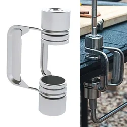 Stainless Steel Retaining Clamp For IGT Table Camping Light Stand Desktop Clip 5.6*5.2*10cm Retaining Clamp Outdoor Sports