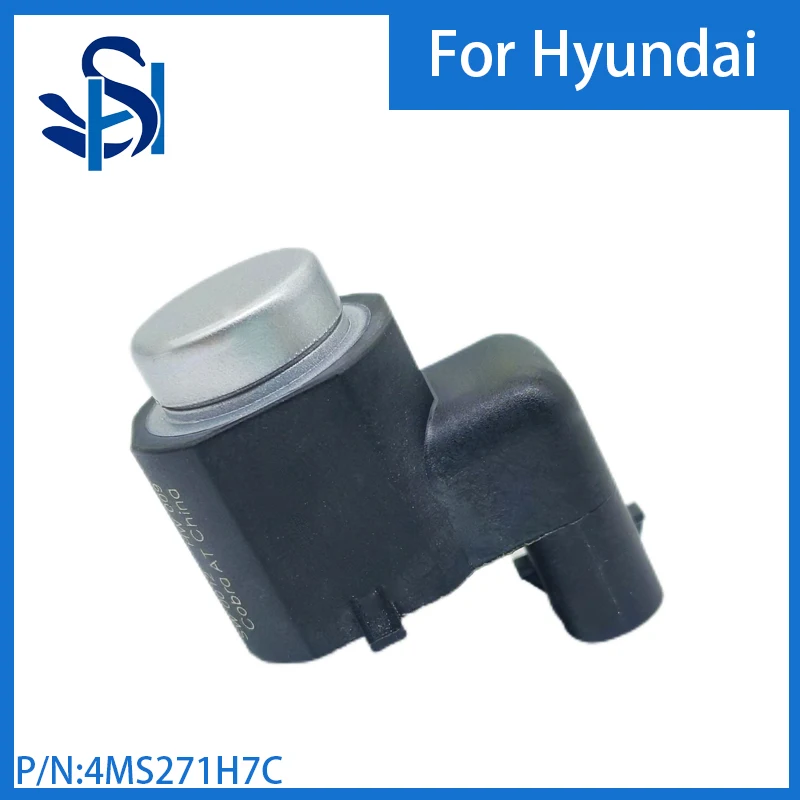 Sensor de aparcamiento 4MS271H7C PDC, Radar de Color plateado para Hyundai KIA, accesorios de coche