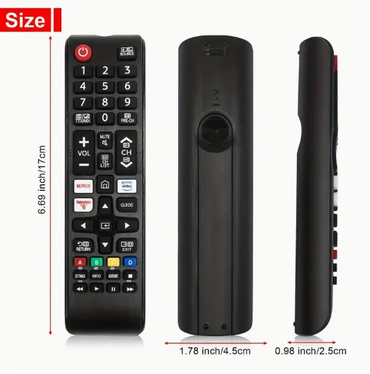 Новый телефон для Samsung TV Remote Control NETFLIX Prime Video UE55RU7100UE43RU7105 UE43RU7179 UE50RU7179 UE55RU7179