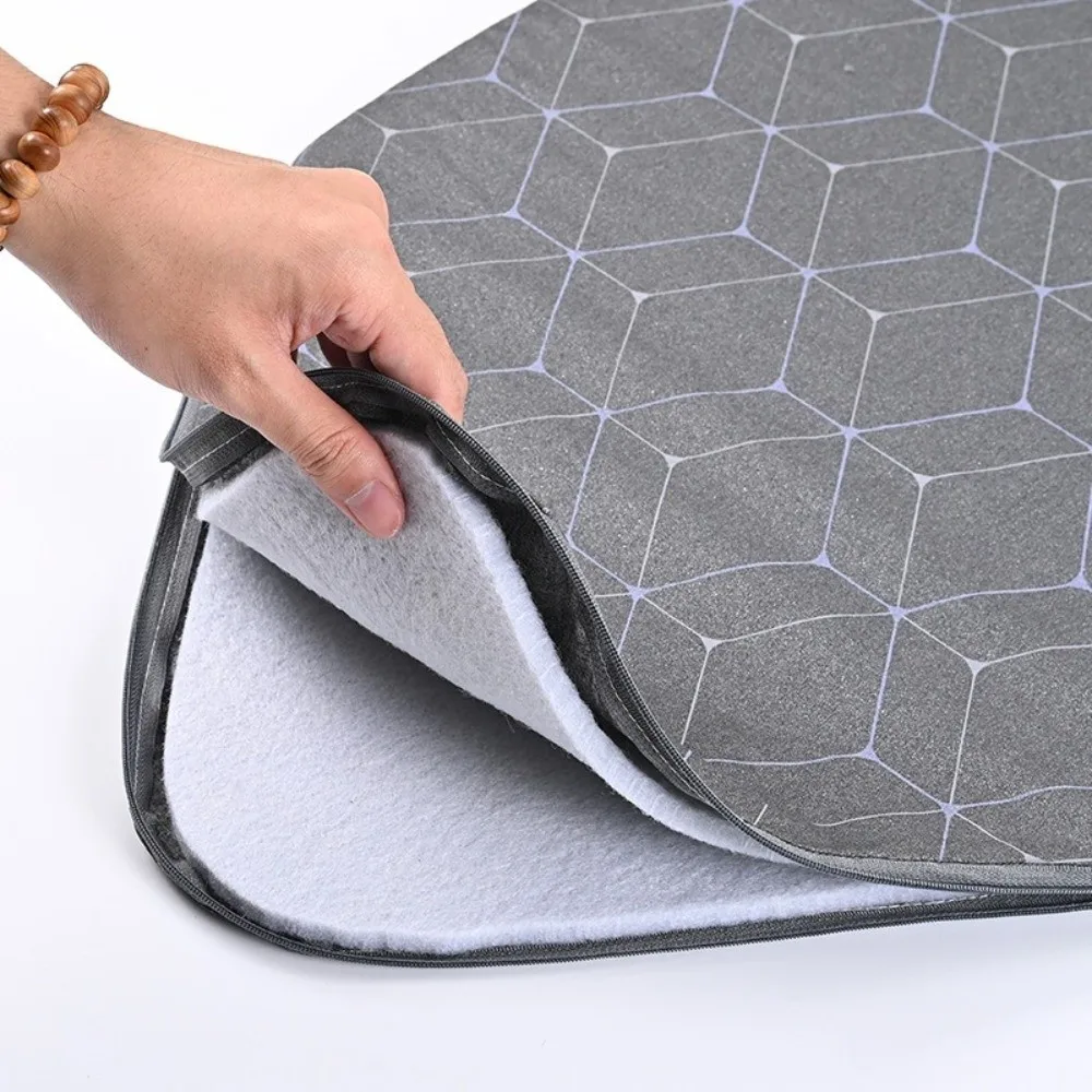 Cotton Ironing Board Pad Wall Mounted Heat Resistant Foldable Ironing Mat Pointed Head Over Door Ironing Board Cover Household