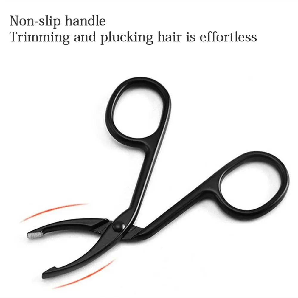 Professional Beauty Tools Eyebrow Plucking Straight Pointed Clip Scissors Hairs Puller Eyebrow Pliers Tweezers