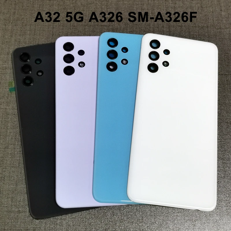 

For Samsung Galaxy A32 5G A326 Battery Back Cover Rear Housing Cover Replacement for A32 5G SM-A326B Phone Case With Camera Lens