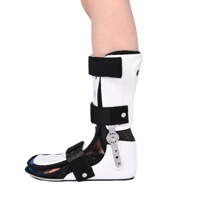 Adjustable Hinged Ankle Brace Foot Drop Corrector Varus Valgus Calf Fracture Stabilizer Breathable Ankle Joint Leg Foot Support
