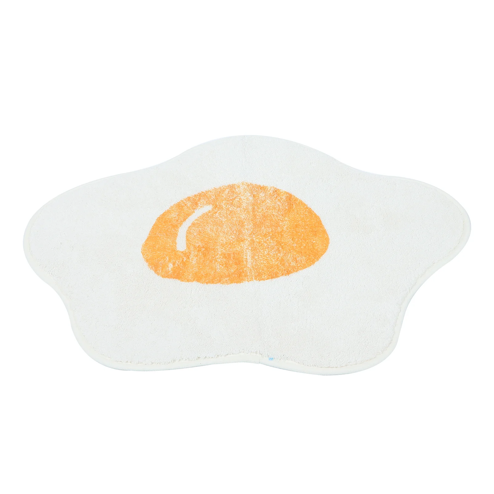 

Non-Slip Absorbent Poached Egg Pattern Floor Mat for Bathroom Home Door Use Poached Egg Floor Mat Non-Slip Absorbent Carpet