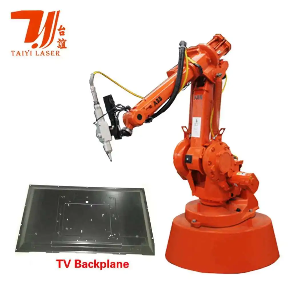 6 Axis Robot Arm Fiber Laser Welding Hine For TV Metal Backplane