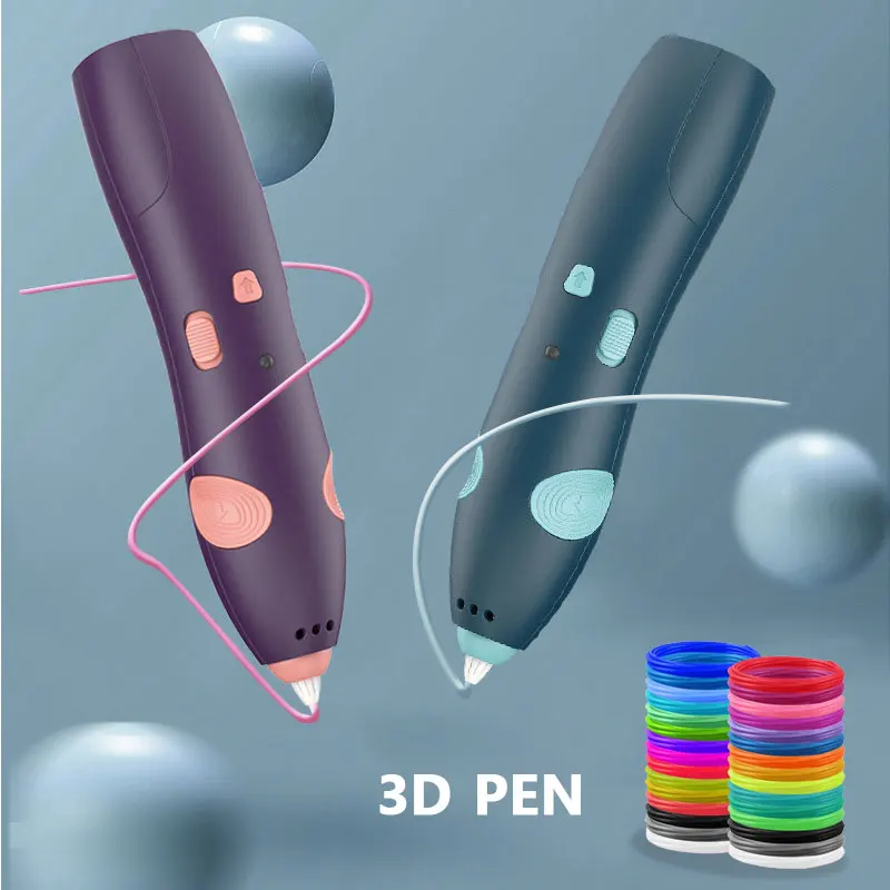 

DIY 3D Stereo Printer Pen Drawing Pens Printing Best for Kids With ABS Filament 1.75mm Christmas Birthday Gift Drawing toys