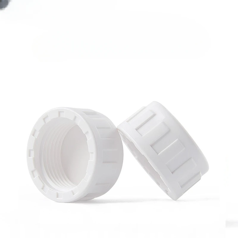 10Pcs PVC internal tooth tube plug inner wire pipe cap internal thread plug wire mouth stuffy head silk tooth white plug cap