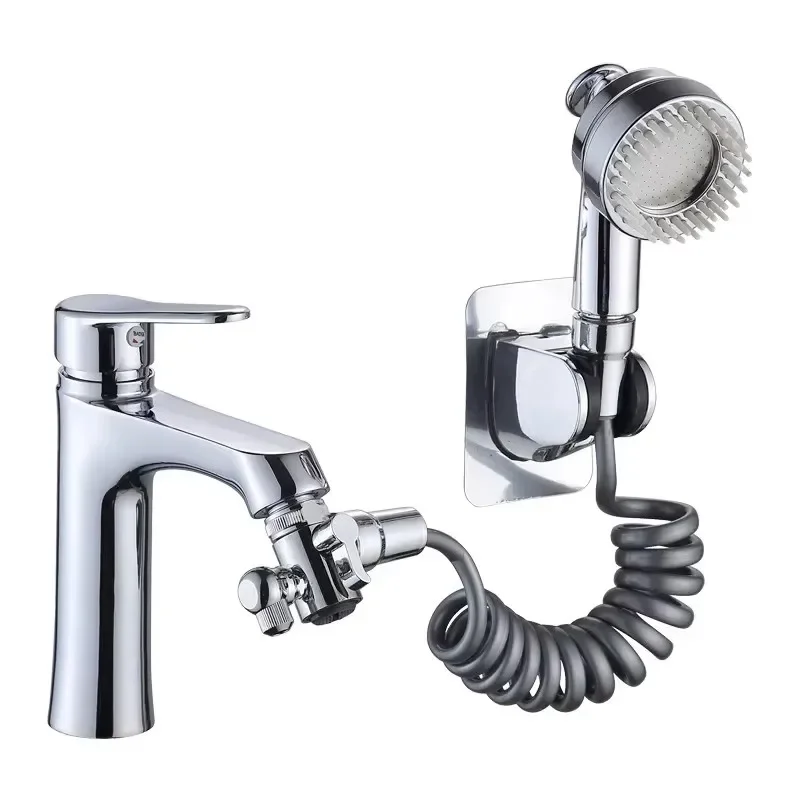 Bathroom faucet accessories, honeycomb filter, external shower for basin,