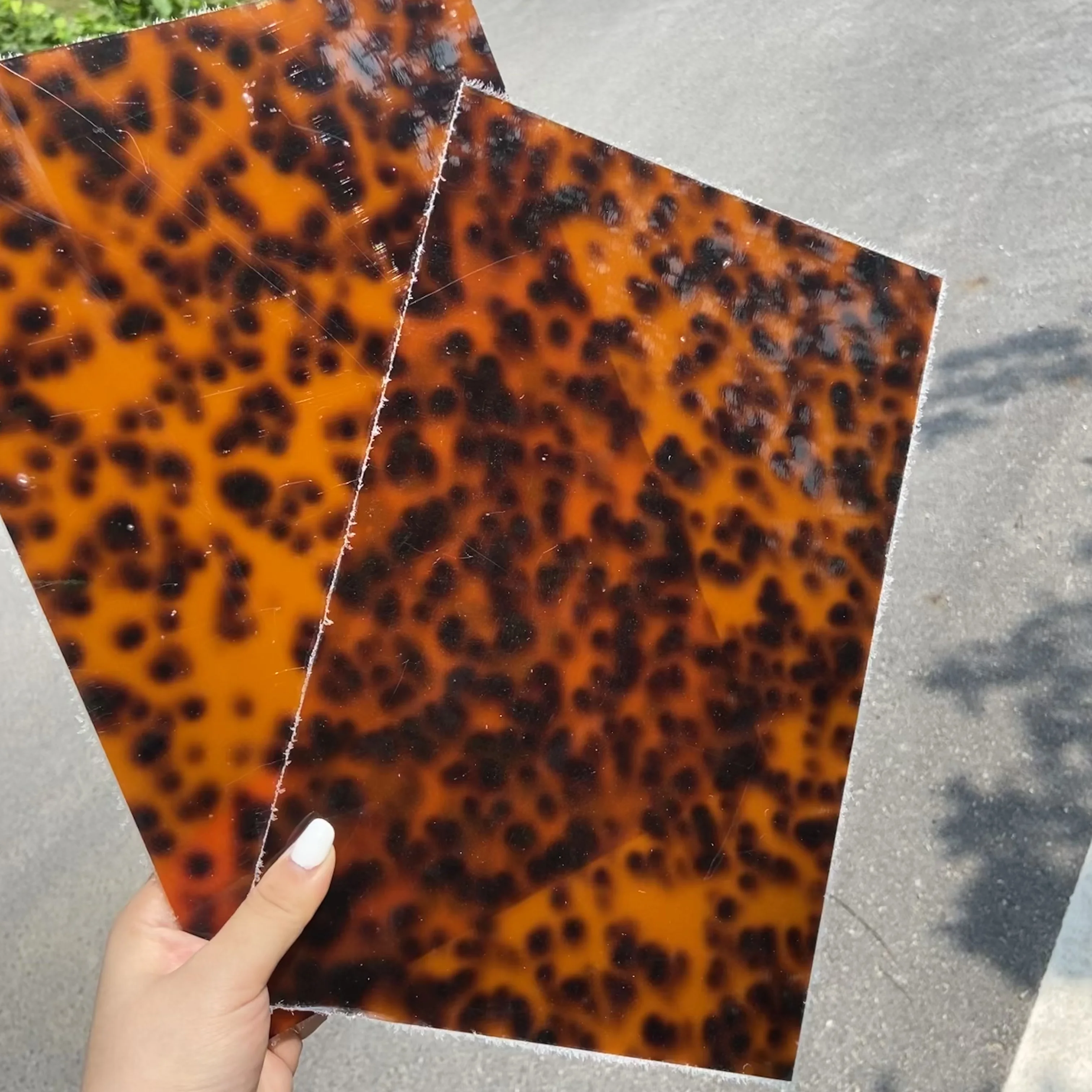 

12 x 8 Inch Leopard Print Acrylic Sheet Die Cast Acrylic Sheet (3MM Thickness) for Crafts Tagline DIY Sheet