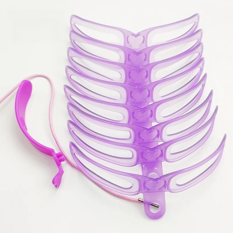 Thrush Artifact, Beginner's Complete Eyebrow Patch Set, Eyebrow Card Drawing Eyebrow Assistant, 8 Eyebrow Shapes