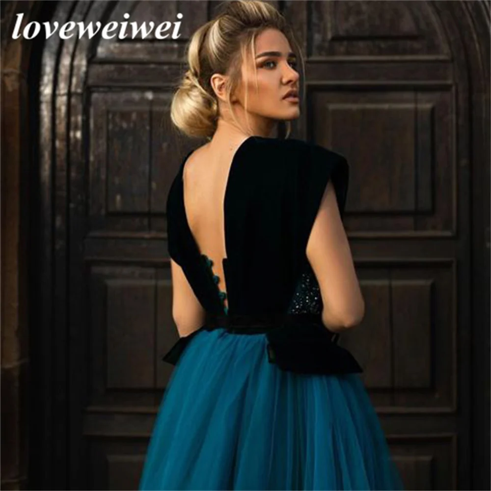 Loveweiwei Elegant Strapless ยาว A-Line ชุดราตรีสปาเก็ตตี้สายรัด2022 Robe De Soirée Femme ชุดราตรี Vestidos De Noche