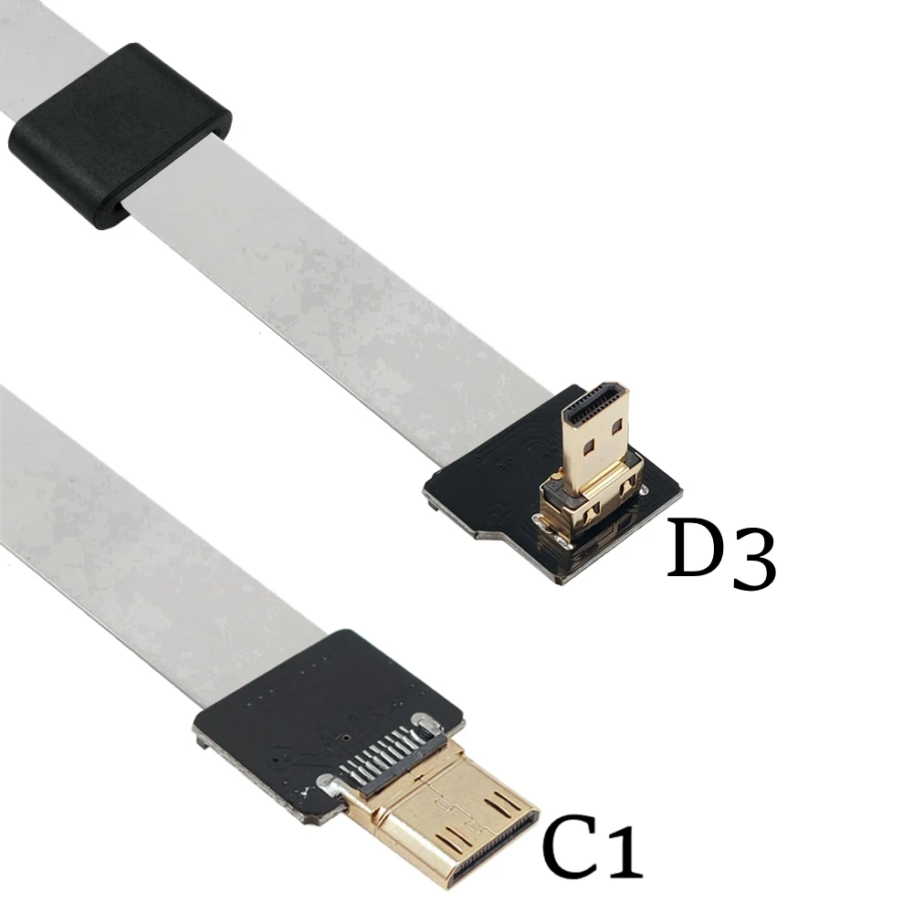 Da Jiang Pan Tai Image Transmissielijn Elleboog Ultradunne Platte Luchtfotografie Mini Micro Hdmi Mini Video Hd-Kabel