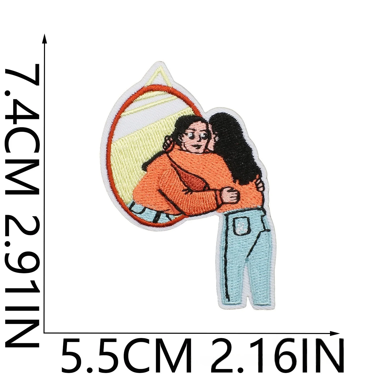 Flower Letter Embroidery Cloth Sticker Butterfly Embroidery Sticker Ironing Stamp Ironing Yellow Chrysanthemum Book Clothes