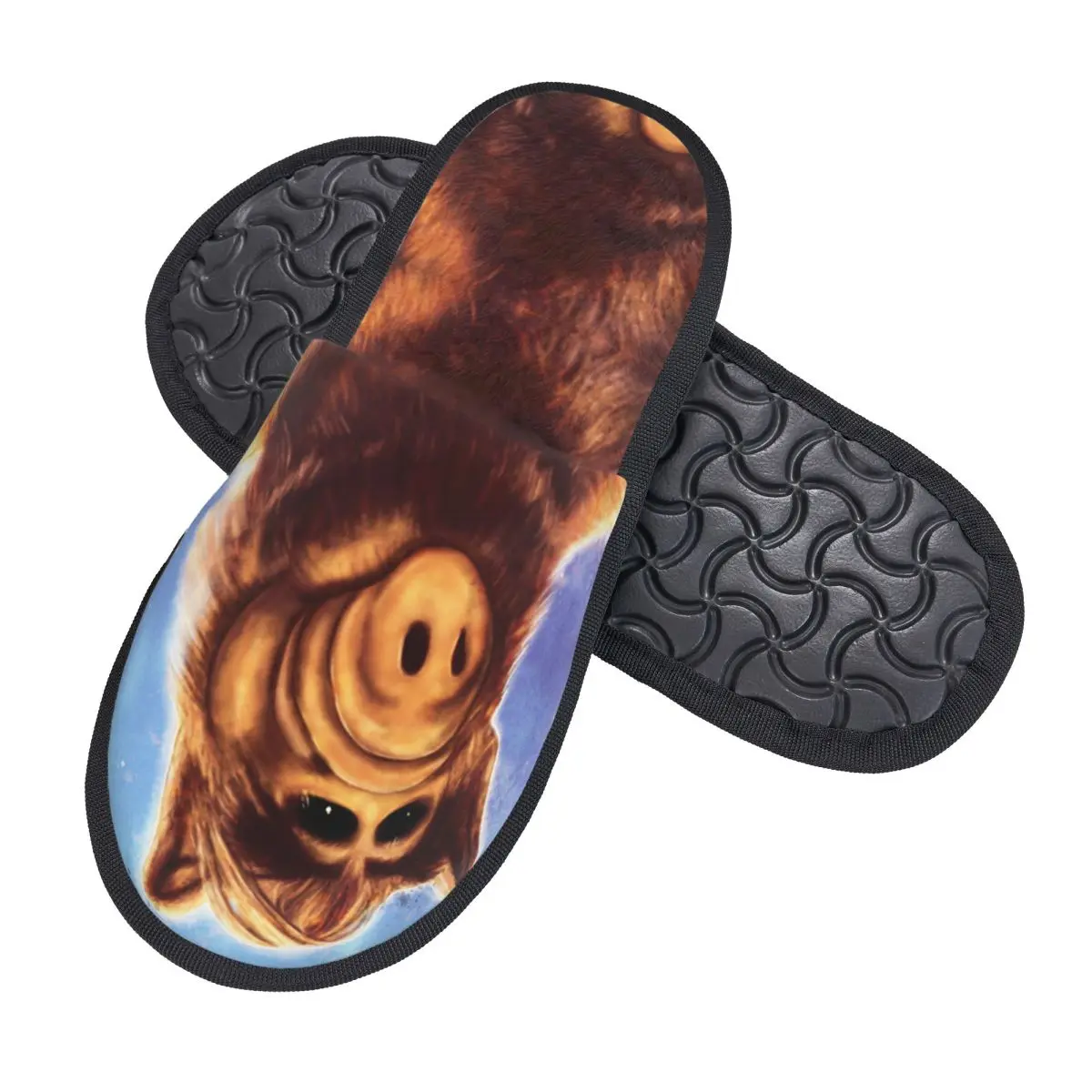 مخصص طباعة المرأة مضحك الخيال العلمي تلفزيوني ألف شبشب منزل لينة الغريبة شكل الحياة رغوة الذاكرة رقيق النعال داخلي في الهواء الطلق الأحذية