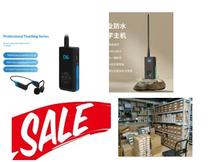 

DF310 children's training earphones bo ne transmission swimming earphones IP68 waterproof youth professional teaching