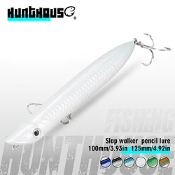 Hunthouse SLAP WALKER Pencil Fishing Lure Floating Surface 110mm 125mm Hard Bait Popper Topwater WTD Saltwater Bass Fish Tackle