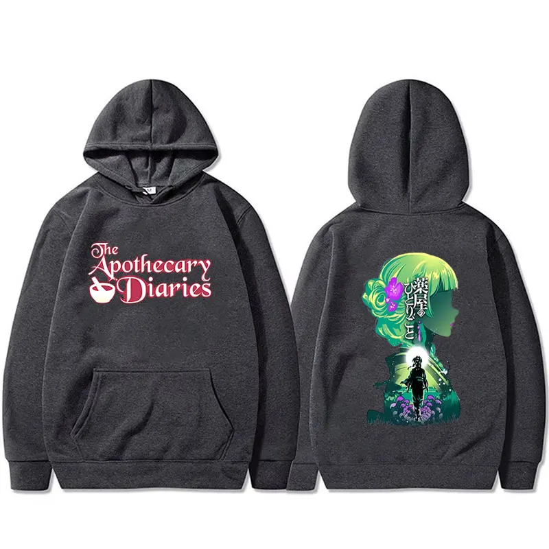 Hot Sale Anime The Apothecary Diaries Maomao Double Sided Printed Hoodie Men Women Clothing Casual Oversized Pullover Hoodies