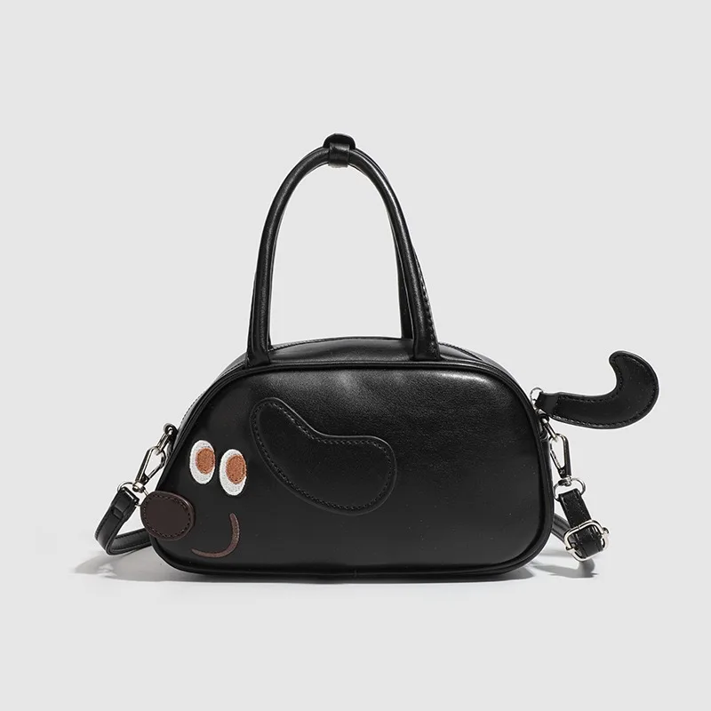 2026 New Fashion Women Commuter Handbag Cute Puppy Crossbody Bag Versatile Simple Style Shoulder Bag
