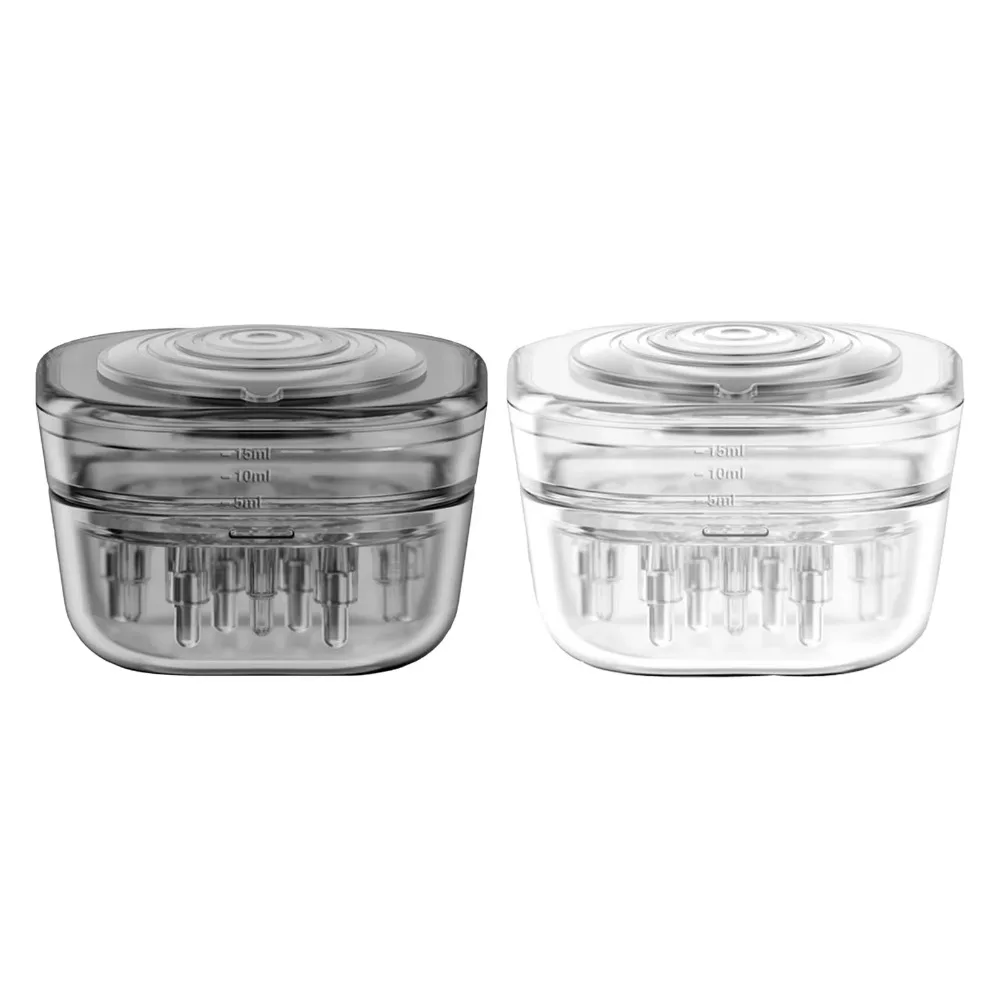 15ml Refillable Mini Scalp Applicator Comb Transparent PP Material Multifunction Massage Comb Roller Ball Hair Oil Brush
