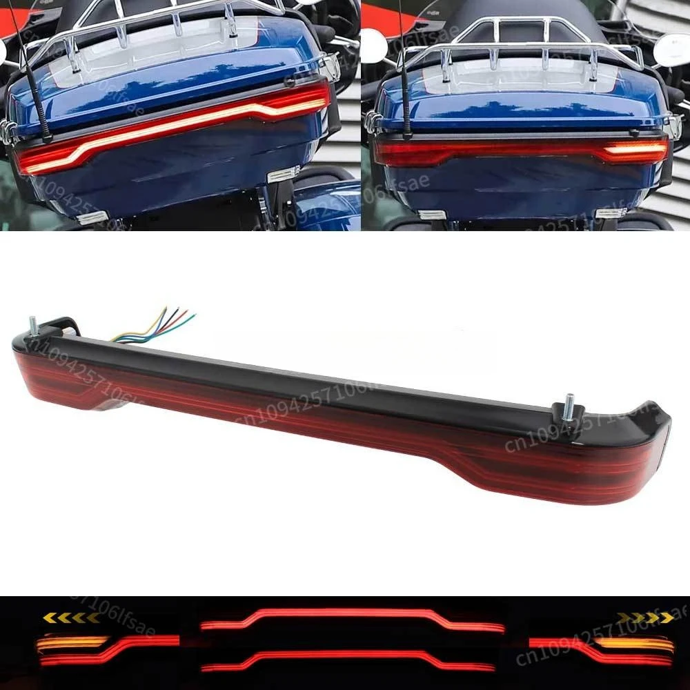 

For Electra Glide Ultra Limited CVO/SE FLHTKSE 2014-2021 Motorcycle Tour Pack Taillight Brake Light Accesorios ABS Plastic