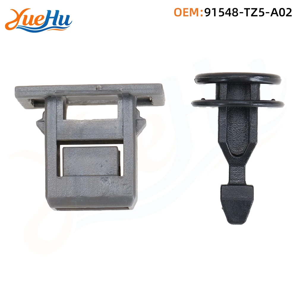 YUEHU 20sets Striker Engine Cover Retainer Clip for Honda Acura Odyssey, UR-V, Ridgeline 91548-TZ5-A02 91547-TZ5-A02