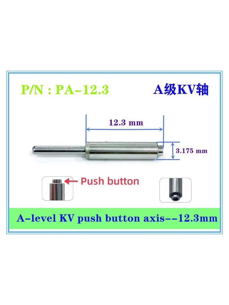 Universal Dental High Speed Handpiece Repair Spindle Stainless Steel Push Latch Type Shaft For Handpiece Refurbishment Tool