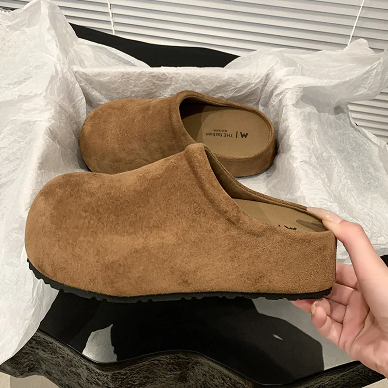 

Flats Platform Slippers Women's Sandals Casual Slingback Slippers 2025 New Brand Flip Flops Walking Autumn Dress Mujer Zapatos