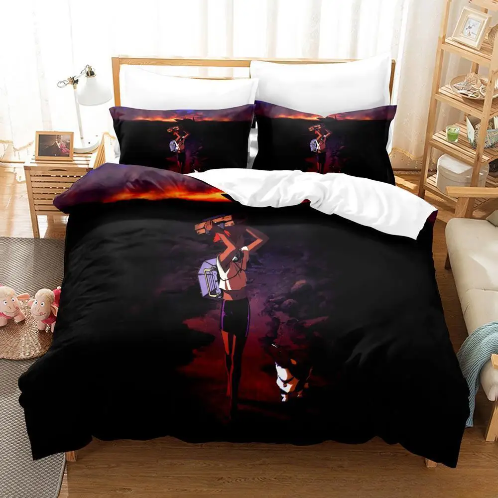 New Cowboy Bebop Bedding Set Single Twin Full Queen King Size Bed Set Adult Kid Bedroom Duvet cover Sets 3D Game Bed Sheet Set