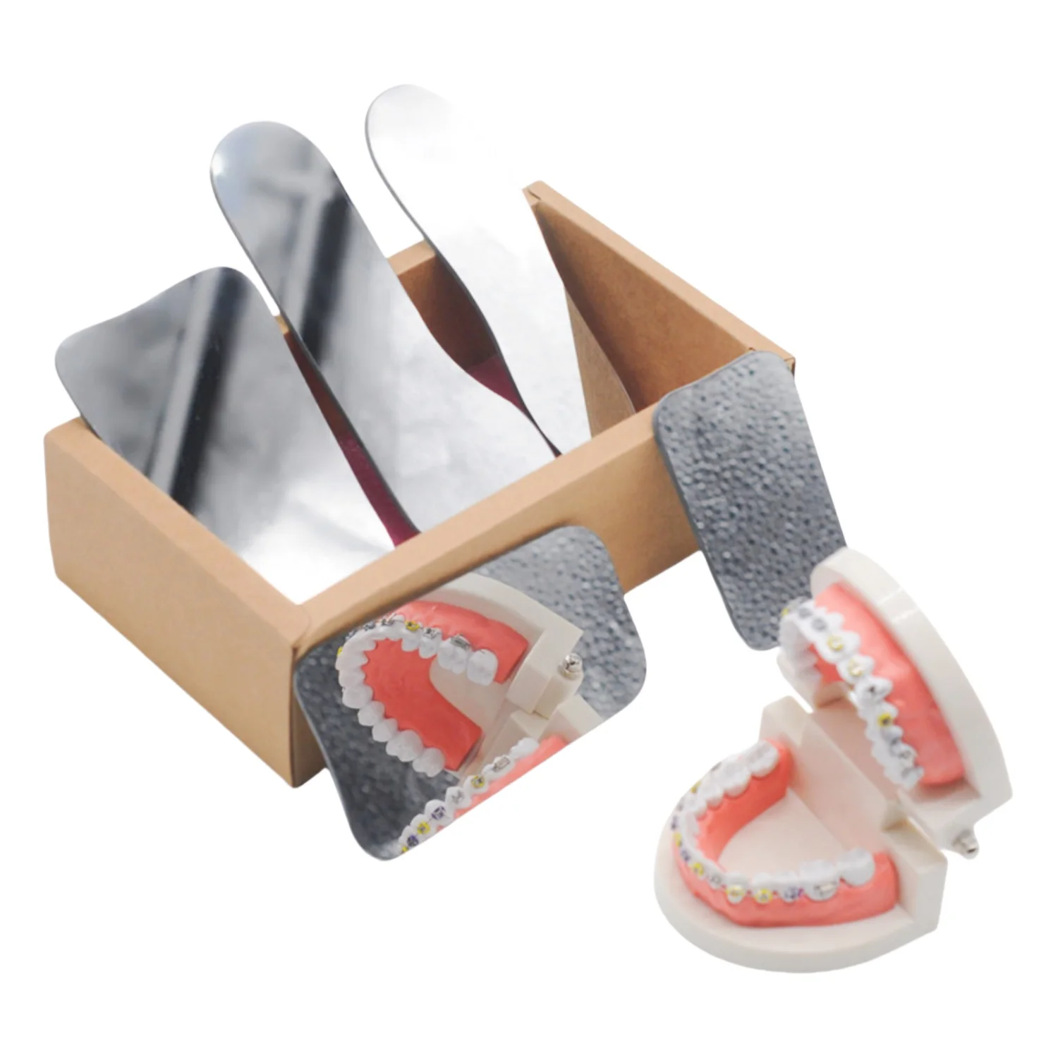 

5Pcs/Set Dental Lab Orthodontic Mirror Photography Double-Sided Mirrors Dentistry Material Reflector Intra Oral