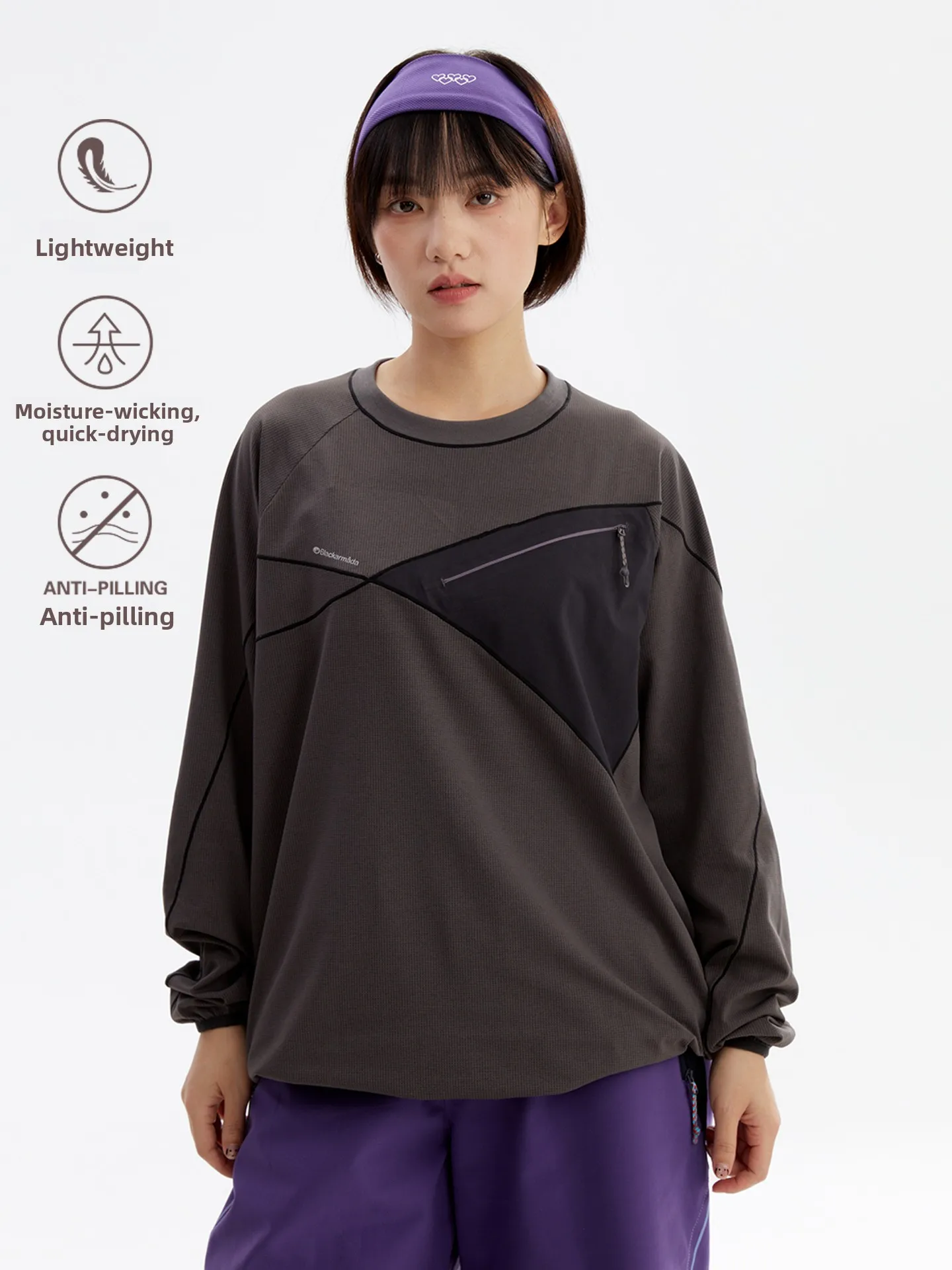 Lightweight Outdoor Quick Dry Long Sleeve T-Shirt Unisex Autumn Climbing Cycling Sport Loose Base Shirt Upper Apparel