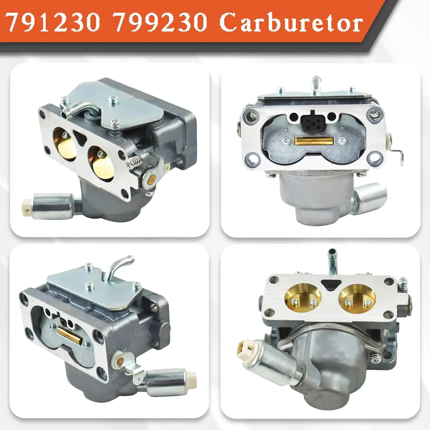 791230 Carburetor with Gasket Kit, Replacement for V - Twin 4 Cycle 20HP - 25HP Vertical Engines, Durable Carburetor Part