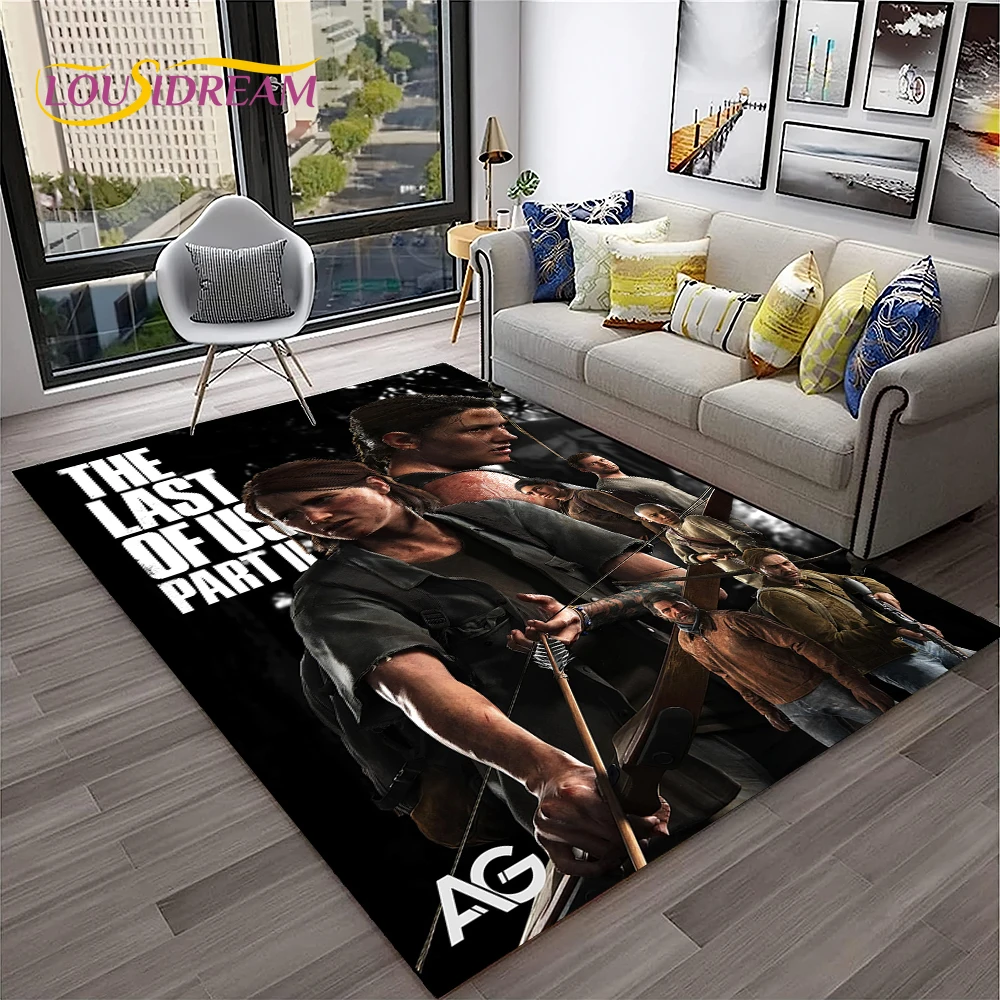 The Last of Us Horror Game Pedro TV Carpet Rug for Home Living Room Bedroom Sofa Doormat Decor,kids Area Rug Non-slip Floor Mat