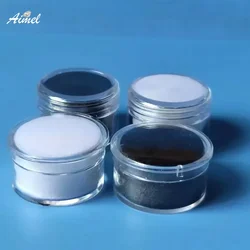 Clear Gemstone Jewelry Storage Box Gems Display Organizer Round Beads Zircon Packaging Gift Case 9Pcs Loose Diamond Display Box