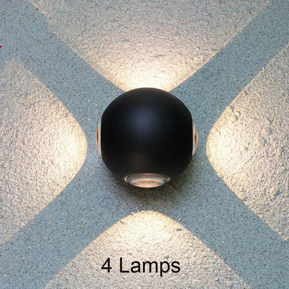 LED Wall lamp wall lights up down Ball shaped  light for bedroom/corridor/living room/Study /Stair wall/Foyer