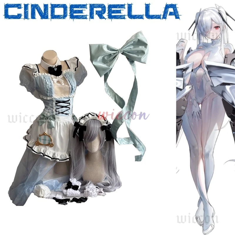 

Goddess of Victory: NIKKE Game Cinderella One Character Linkage Maid Outfit A SSR Pilgrim Персонаж Косплей Костюм Полный Костюм