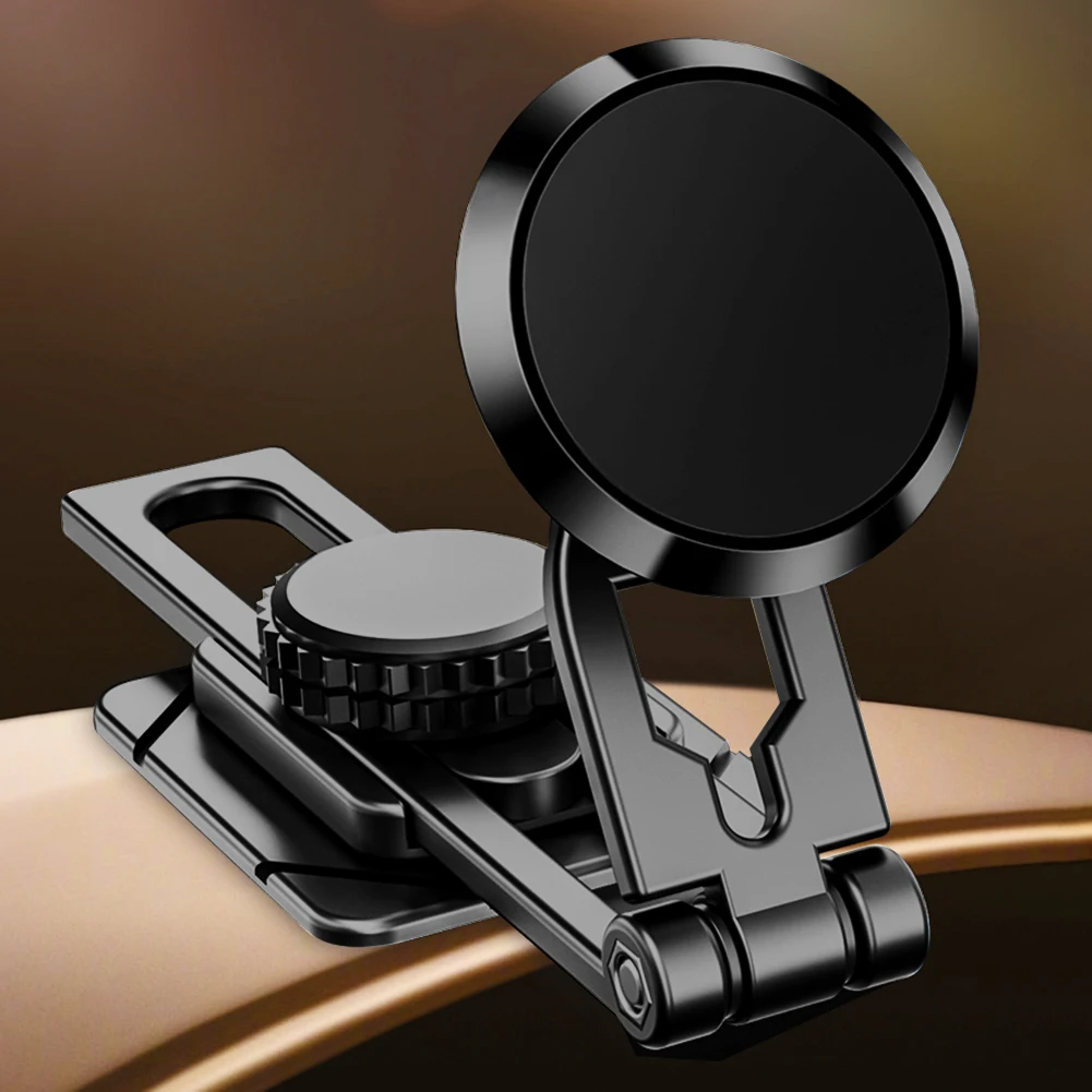 Car Phone Magnetic Bracket Slide Rail Adjustable Foldable Telescopic 360 Degree Rotary Center Control Screen for iPhone 14 13 12