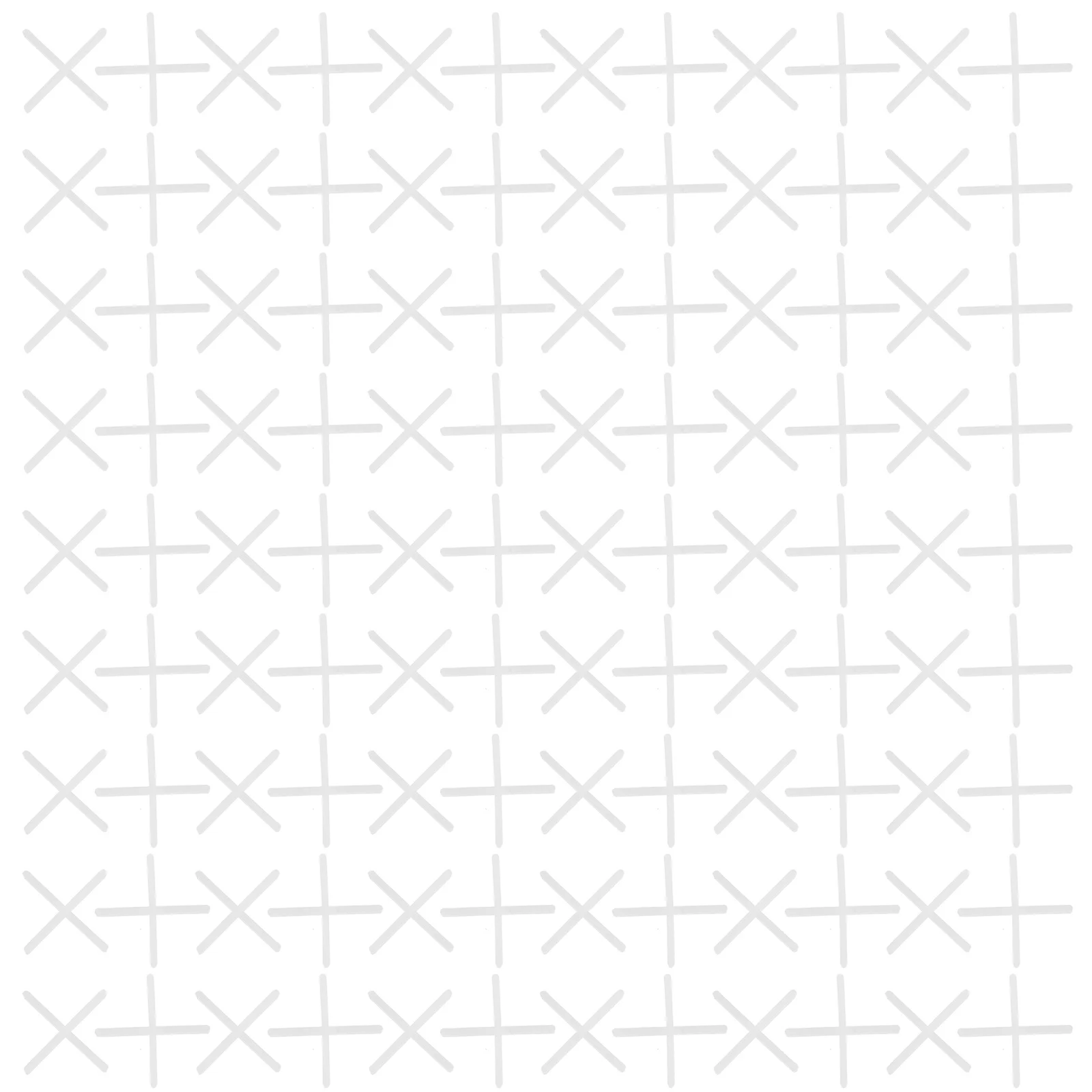 500Pcs Cross Tile Spacers Pe Durable Plastic Reusable Leveling Spacers for Home Construction Tile Installation