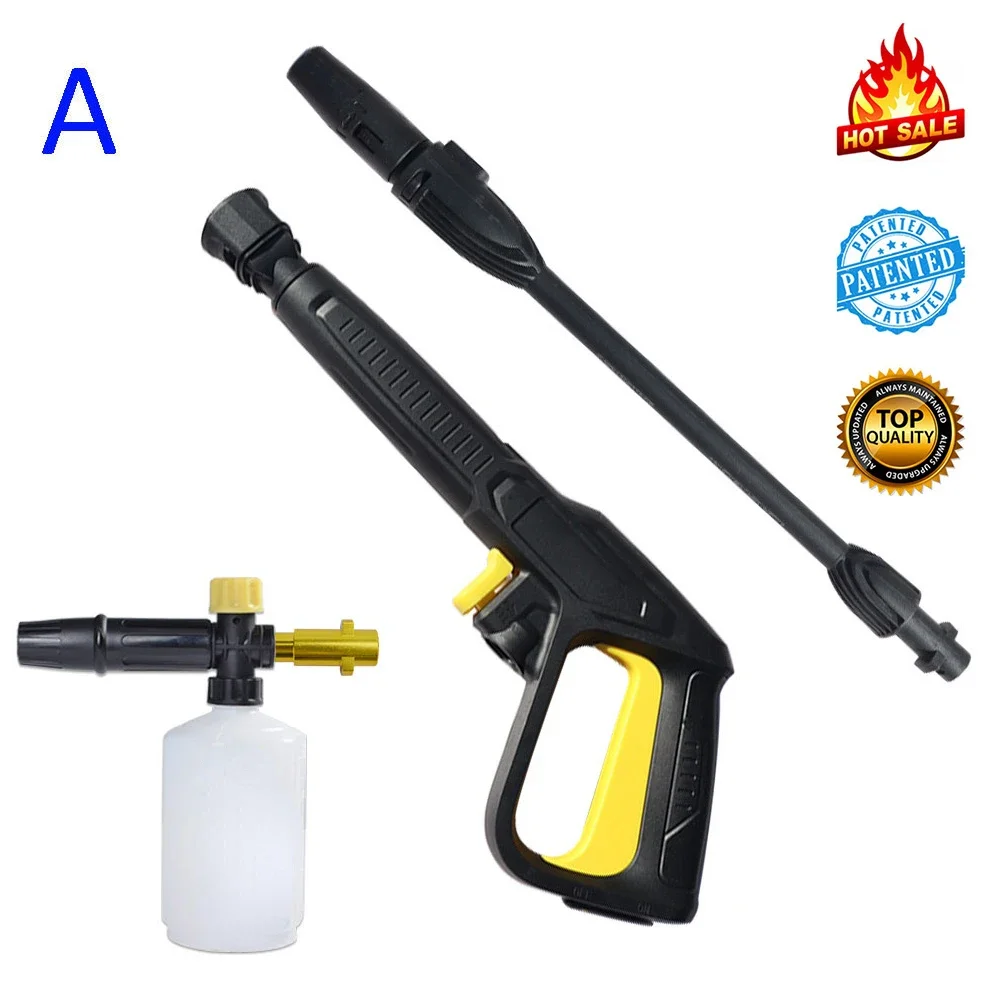 

High Pressure Foam Gun Hose Kit Pressure Washser Spray Gun Foam Cannon Snow Foam Lance Foamer Hose Pipe Nozzle for Karcher