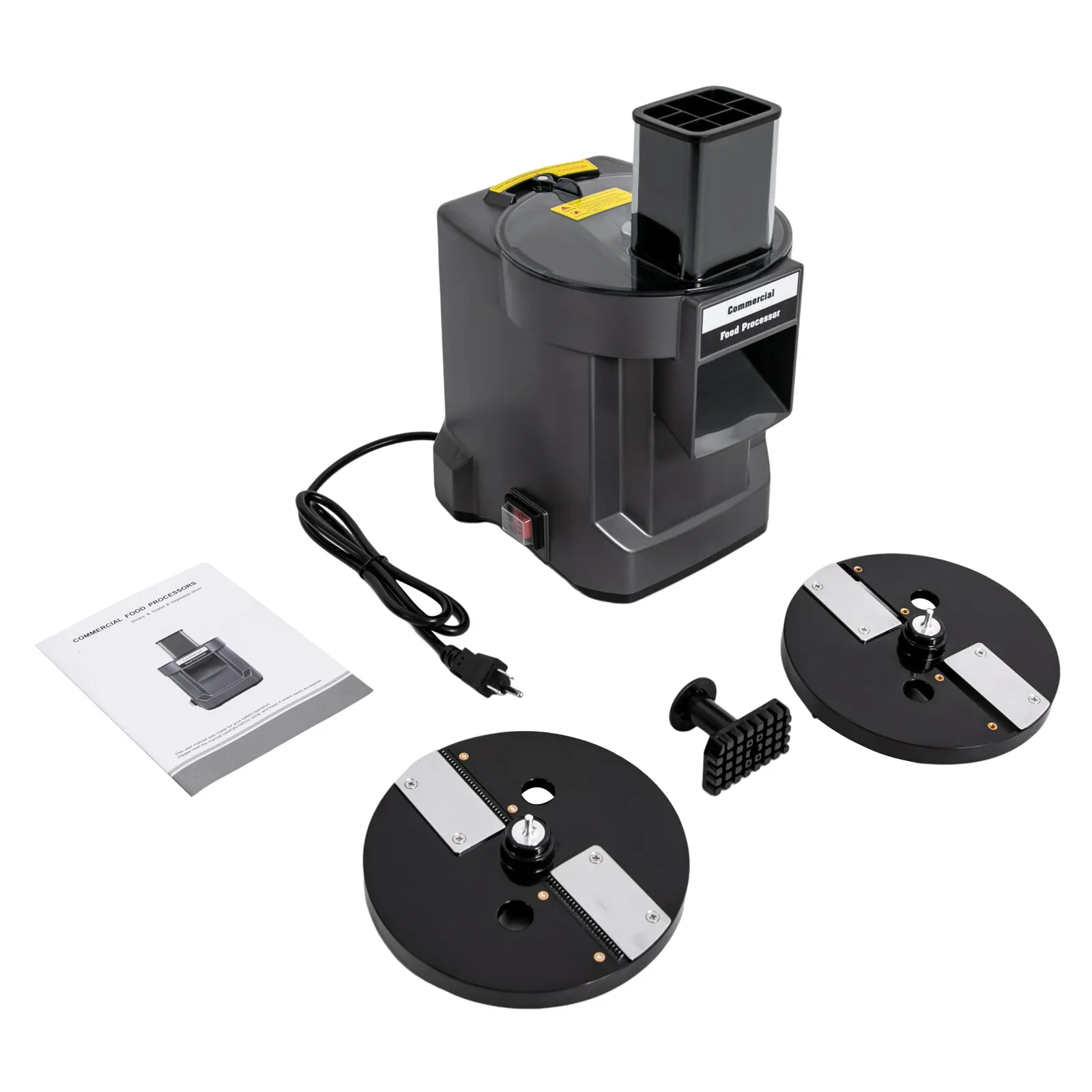 معالج الخضروات التجاري بقدرة 110 وات، مقطعة الفاكهة على سطح الطاولة، مفرمة البصل والطماطم