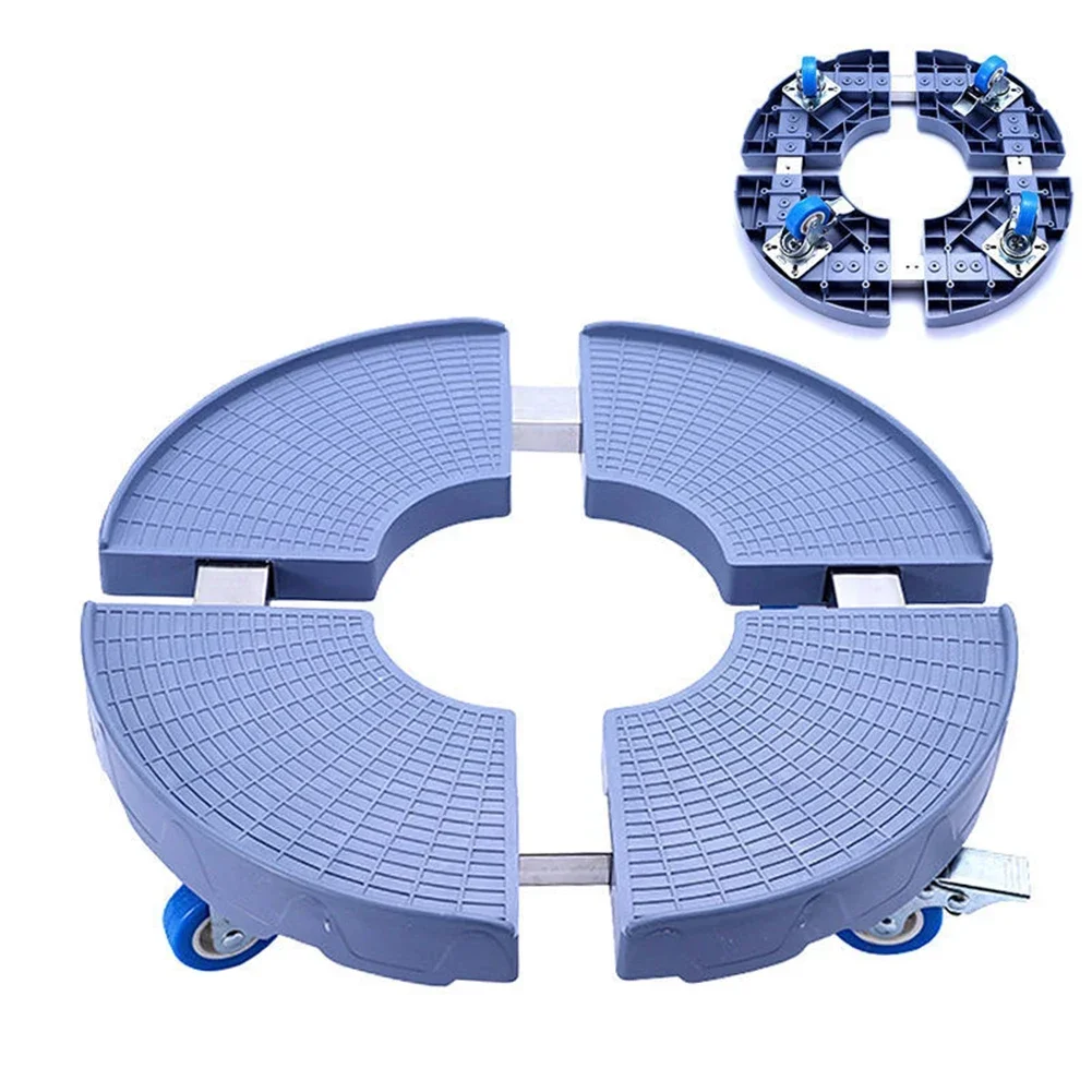 

Мобильная подставка для растений, регулируемый ролик для растений с 360° ° Колеса для тяжелых условий эксплуатации для круглого подноса на колесиках в помещении и на открытом воздухе, стойка для цветочных горшков