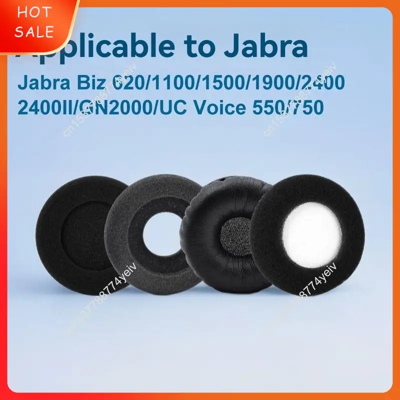 لاستبدال وسادة الأذن المصنوعة من الجلد البروتيني من سلسلة جابرا بيز - وسادة تصميم مريحة ومتينة A62X