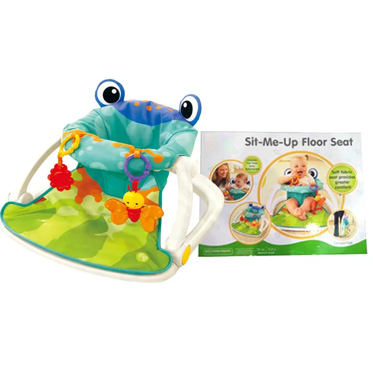 2022 New Baby Dining Chair Baby Seat with Rattle Foldable Frog Seat Baby Cushion Chair Child Cushion Chair Kids Chair