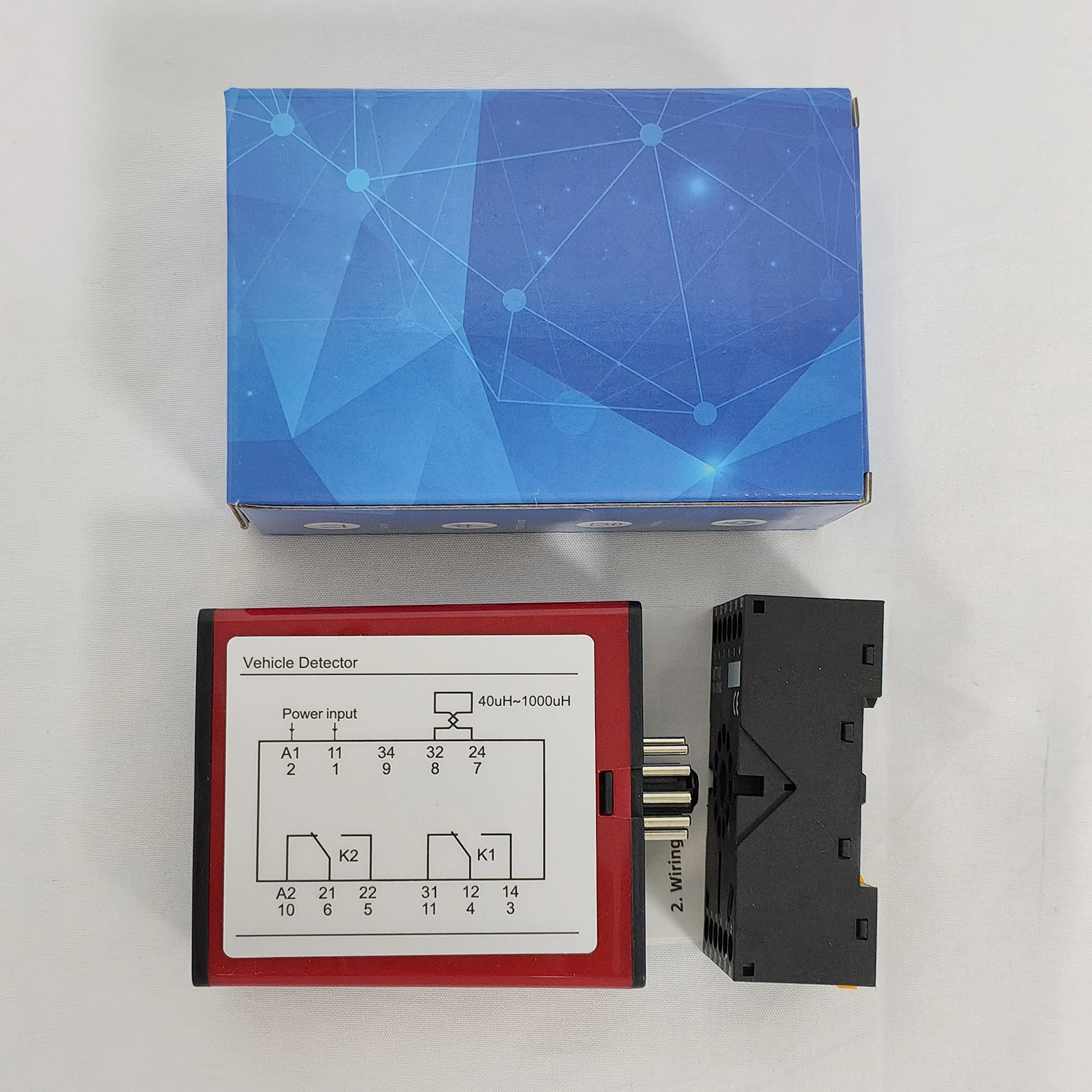 

AC220V Single Channel Vehicle inductive loop detector Car Access Detection Sensor for Automated Barrier Gate Gate Opener